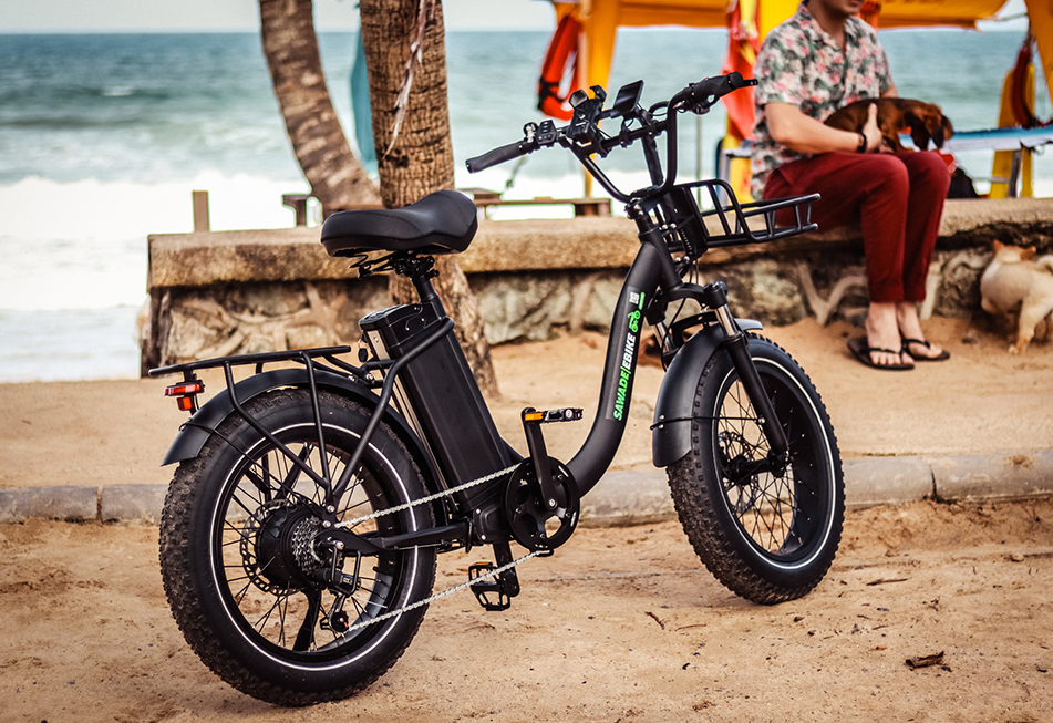 Buddy Bike electric bike by Sawadeebike near Nai Harn Beach in Phuket, Thailand